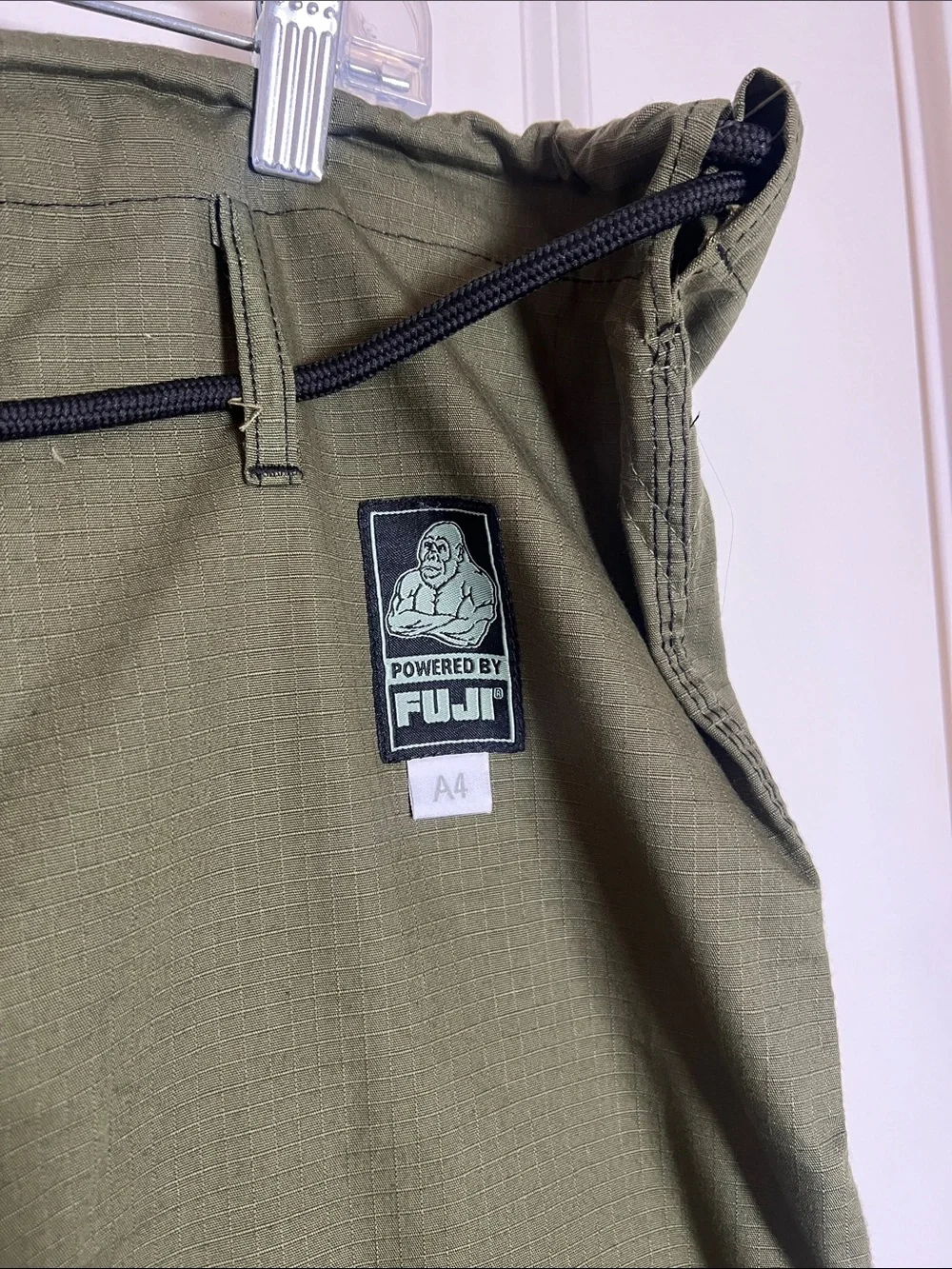 FUJI SBG Jiu-Jitsu Gi A4 / XL Jacket and Pants Olive Green (2-pieces)